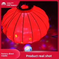 Lanterne 2023 : Boule Magique Lumineuse Rotative Colorée pour Ambiance Festive 110-220V Température de Couleur Variable