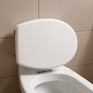 Asiento de Inodoro de Madera AUSIL LINE KELA Blanco, 60 cm de Largo, 40 cm de Ancho, 6 cm de Alto - Product Image 3