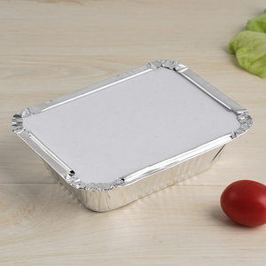 Gói Tùy Chỉnh 260Ml Chứa Nhôm Lá Mỏng Hình Chữ Nhật Dùng Một Lần Baking Cup Hộp Ăn Trưa Đóng Gói Container - Product Image 6