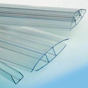 Giá Thấp 6Mm 10Mm Polycarbonate Kết Nối Phụ Kiện H Và U Hồ Sơ - Product Image 2