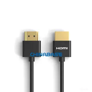 Câble de caméra ultra mince 6 pieds 4K cordon mince hyper super flexible haute vitesse prend en charge 3D 4K 60Hz <span class=keywords><strong>Ethernet</strong></span> ARC - Product Image 1
