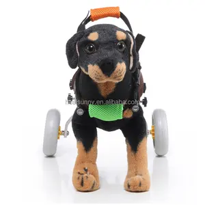 מתכוונן כלב עגלת 2 גלגלי כיסא לחיות מחמד כלב כיסא גלגלים עבור נכים לחיות מחמד כלב כיסא גלגלים