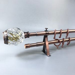 Canne à double rideau <span class=keywords><strong>EXTENSIBLE</strong></span> de 16 19mm, 1 pièce, pour DOUBLE rideau, 1.2 à 2.1 m - Product Image 4