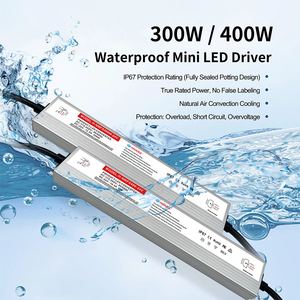 Alimentatore <span class=keywords><strong>LED</strong></span> Compatto Impermeabile IP67, Driver <span class=keywords><strong>LED</strong></span> 400W, Alimentatore Switching 12V 24V, <span class=keywords><strong>Trasformatore</strong></span> per <span class=keywords><strong>Strisce</strong></span> <span class=keywords><strong>LED</strong></span> Lineari - Product Image 2