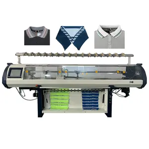 Factory Price Hot Sale Computerized Flat Collar Knitting Machine 12G 14G 16G 80INCH