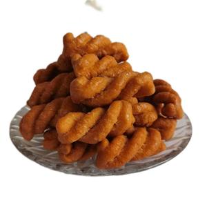 Tiras de Arroz Glutinoso Frescas Sin Azúcar al por Mayor, Galletas Tradicionales Chinas Retorcidas, Bolsa de Galletas Marca Fengmai, HALAL - Product Image 1