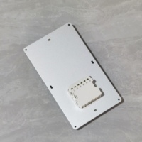 Plaque de porte d'hôtel sans fil/filaire avec interrupteur tactile, panneau en verre trempé, cadre en alliage d'aluminium, alimentation 110-220V, personnalisable
