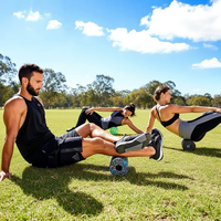 Ensemble de balles de massage EPP haute densité pour le soulagement musculaire et la thérapie par le yoga, équipement de yoga et de Pilates, rouleau en mousse