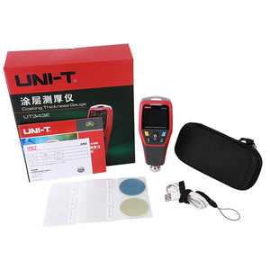 Jauge d'épaisseur de peinture numérique pour voiture UNI-T UT343E, testeur de revêtement 2000 couches avec lampe torche - Product Image 1