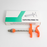 Seringues vétérinaires en plastique réglables BLUEWORTH TPX pour animaux, 10, 20, 30, 50 ml, instruments vétérinaires
