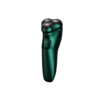 RUNWE RS8993 Tondeuse à barbe électrique professionnelle rotative à triple lame rechargeable IPX6 lavable pour hommes