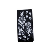 Modèle d'autocollant de tatouage imperméable dessiné à la main, motifs géométriques ajourés, unisexe, impression par transfert d'eau, petite taille