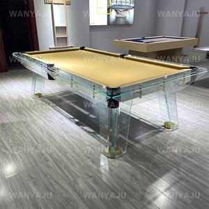 Mesa <span class=keywords><strong>de</strong></span> Billar Contemporánea <span class=keywords><strong>de</strong></span> Diseño Elegante, <span class=keywords><strong>de</strong></span> Pizarra Premium, Transparente, <span class=keywords><strong>de</strong></span> 8 o 9 pies, Personalizable, <span class=keywords><strong>de</strong></span> Lujo, con Vidrio Templado - Product Image 5