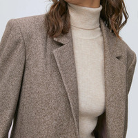 Blazer personnalisé pour femme, tenue de bureau, décontracté, tendance, collection automne et hiver