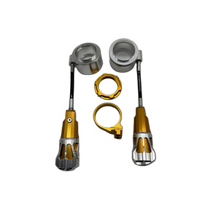 Juego de Ajustador de Precarga de Suspensión y <span class=keywords><strong>Altura</strong></span> de <span class=keywords><strong>Amortiguador</strong></span> Trasero Hidráulico de Aleación de Aluminio CNC RSP para Scooter y Motocicleta de Calle - Product Image 3
