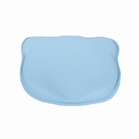 Oreiller de lit pour bébé nouveau-né en mousse à mémoire de forme super douce fait à la main en gros, forme d'ours, appui-tête solide, amovible, lavable, tricoté