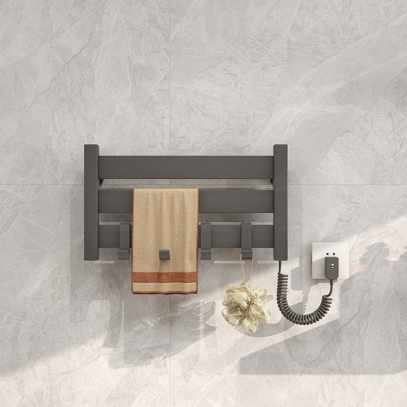 3 aste allargate, colore grigio