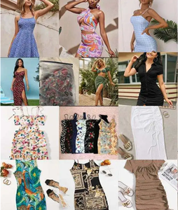 Vestido de niña con estampado floral, vestido informal de verano hasta la rodilla, vestido de patinadora para niños con cuello en V y manga de mariposa - Product Image 2