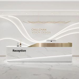 Mobilier en bois au design moderne Bureau <span class=keywords><strong>de</strong></span> réception pour bureau, <span class=keywords><strong>salle</strong></span> <span class=keywords><strong>de</strong></span> sport, hôtel ou magasin pour réception - Product Image 6