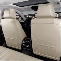 Housse de siège de voiture en cuir sur mesure, ensemble complet de 5 pièces, universelle pour Civic Golf Passat CC Bora Polo Accord