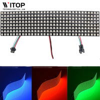 Pantalla LED Flexible de Píxeles RGB WS2812 SMD Programable de 5V CC, Matriz de Puntos LED WS2812B de 8x32