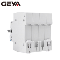GEYA GYHO9-63 4P 63A Interrupteur de transfert manuel sur rail DIN avec interverrouillage, disjoncteur 1P 2P 3P 4P, commutateur de transfert MCB