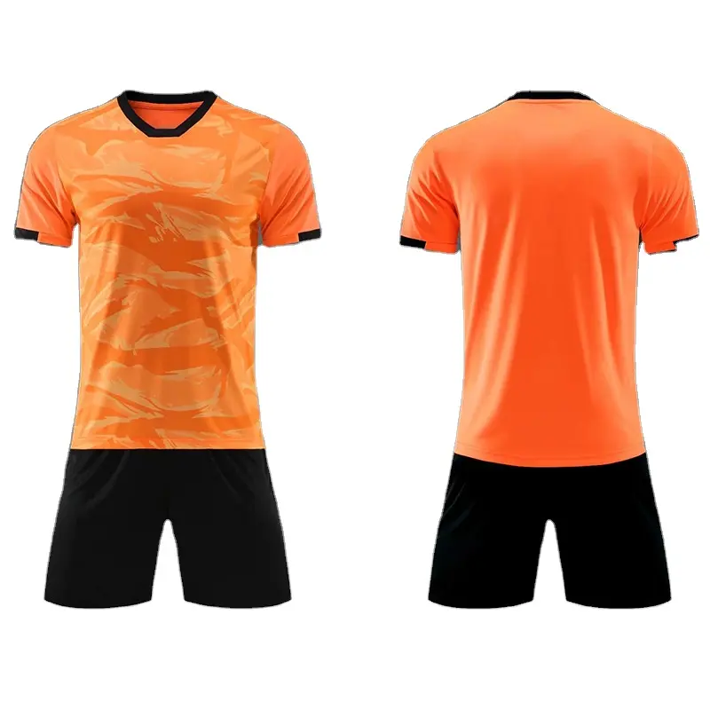 Custom Club Team Naam Voetbal Set Top Thaise Kwaliteit Voetbalshirt Voetbalfans Weg 2023 2024 Nieuwe Voetbal T-Shirt