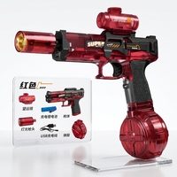 Pistolet à eau électrique unisexe pour enfants Pocket Monsters avec tir continu haute vitesse, en plastique ABS, 50-100fps, à impulsions de recul