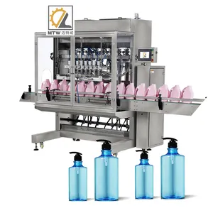 MTW otomatik şişe kozmetik sıvı parfüm saç jeli vücut losyon doldurma makinesi
