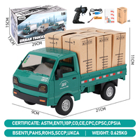 Modèle miniature de camion de transport amovible 1/16 2,4 GHz, voiture télécommandée, simulation de mini pick-up, jouet de camion RC