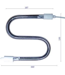 Giá Rẻ Thông Tư Công Nghiệp IR <span class=keywords><strong>Halogen</strong></span> Phục Vụ Thực Phẩm Nhiệt Thạch Anh Ánh Sáng Màu Đỏ Đèn Hồng Ngoại Nóng - Product Image 1