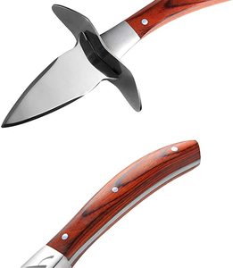 <span class=keywords><strong>Set</strong></span> di coltelli da ostrica in acciaio inossidabile di alta qualità e guanti resistenti al taglio livello 5 protezione Kit apri frutti di mare strumenti - Product Image 2