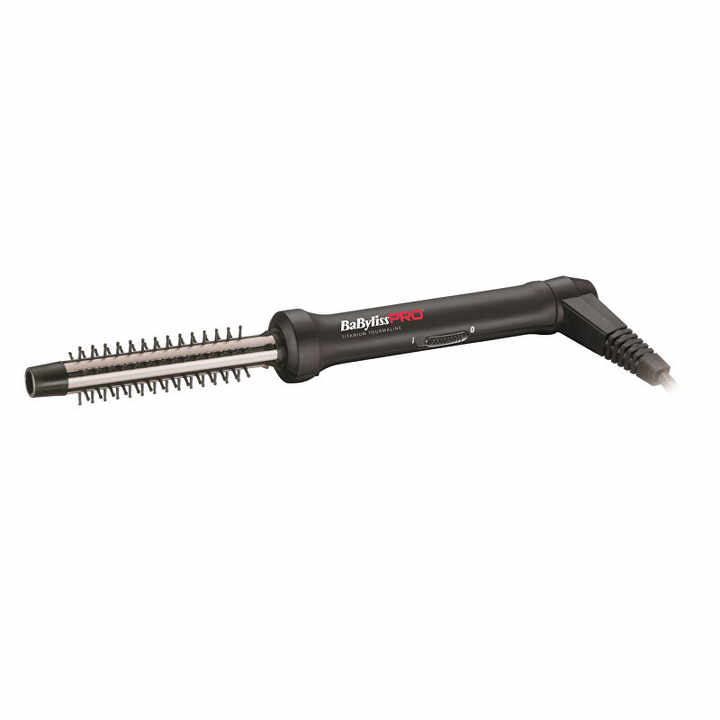 Titanium Tourmaline Hot Brush Styler BAB288TTE 15 mm LED Display USB Power Source Aluminum MCH Ceramic Plates for Household Use