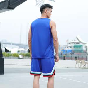 Camisetas de Baloncesto Personalizadas de Fábrica para Clubes y Equipos de EE. UU., Pantalones Cortos 100% Poliéster de Secado Rápido y Transpirables, Último Diseño Reversible - Product Image 2