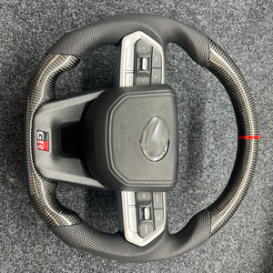 พวงมาลัยคาร์บอนไฟเบอร์สมรรถนะสูงสำหรับ Toyota LC300 Alphard 80 Series Hilux Land Cruiser Crown อะไหล่รถยนต์ขายส่ง - Product Image 3