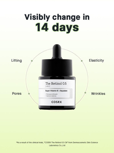[Pour Afreeca uniquement][COSRX] Huile visage au rétinol 0,5% 20ml pour raffermir et soigner les rides profondes avec du squalane et de la vitamine E - Product Image 4