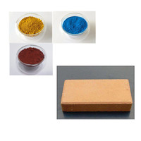 Pigment en poudre de couleur 130 fe229, 0,2mm, oxyde de fer rouge, usine