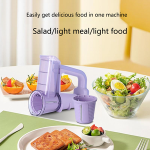 Vente en gros d'appareils de cuisine de haute qualité : Trancheuse et hachoir à viande, Coupe-fruits et légumes sans contact, Machine à purée de salade et d'ail - Product Image 3