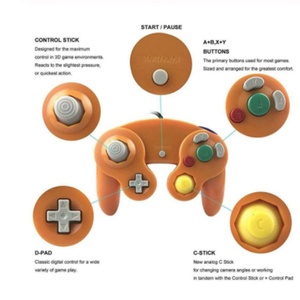 Nuevo Control Alámbrico de 16 Colores para NGC, Control para GameCube, Control para Wii - Product Image 6