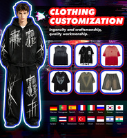 T-shirt graphique imprimé Jumbo, coupe ample et épaisse, avec broderie et patchs en strass pour homme