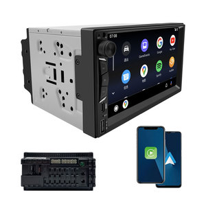 7 inch Hệ thống Linux 2 DIN phổ xe đa phương tiện Player Youtube âm nhạc MP5 không dây Carplay Android Auto Car đài phát thanh GPS - Product Image 1