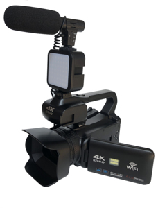 Appareil photo numérique 4K RX200 64MP avec zoom 18X, écran tactile 4,0 pouces, WiFi, AF, télécommande, micro, HDMI, streaming, caméra Vlog pour la photographie - Product Image 6
