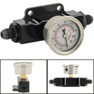 高品質 K シリーズ ブラック改造燃料レール オイルレール ホンダ/アキュラ K20-K24 エンジン用 6フィッティング付き - Product Image 5