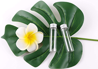 Logo Kustom Kosong 5Ml 6Ml 7Ml 10Ml 14Ml Botol Kaca Bening dengan Sekrup Aluminium Tutup Atas Botol Kaca