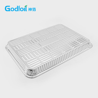 Premium Robuste Silberne Rechteckige Aluminiumfolie-Behälter für Ofenbacken Lasagne Hochtemperaturbeständige Pfannen