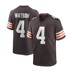 Nuevas Camisetas de Fútbol Americano de Alta Calidad Cosidas al por Mayor para Hombre, Números 12 Shedeur Sanders, 95 Garrett, 10 Quinshon Judkins - Product Image 4