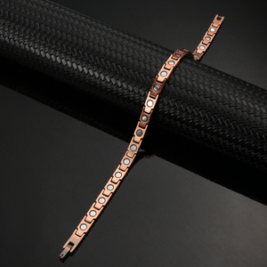 Bracciali Terapeutici in Rame Puro <span class=keywords><strong>con</strong></span> Magneti per Donne, Gioielli BioMagnetici per Artrite e Mal di Schiena - Product Image 6