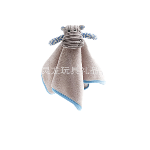 Accrochez le jouet peluche peluche gris serviette de salive de buffle endormi - Product Image 2