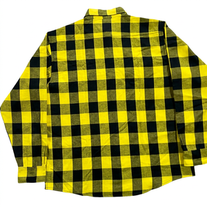 Custom Men's 100% Cotton Flannel <b>Plaid</b> <b>Shirt</b> | Button-Up ODM Supplier with Brushed Finish & Relaxed Fit - Product Image 3