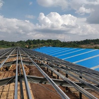 Structure de bâtiment préfabriquée en acier moderne à assemblage rapide pour entrepôt, hangar et atelier avec une durée de vie de 50 ans